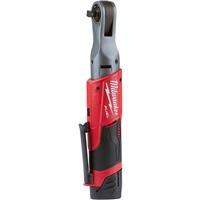 Milwaukee M12 FIR38-201B FUEL 3/8" Ratchet 1 x 2.0Ah Rubber/Steel