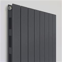 Ximax Oxford Slim Duo Vertical Designer Radiator 1800 x 445mm 4164Btu in Anthracite Steel