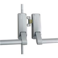 Briton 377 Double Door Panic Bolt And Latch in Silver Steel