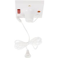 MK 50A Ceiling Switch Neon in White Plastic