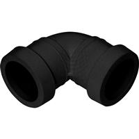 Aquaflow Push Fit Bend 40mm x 92.5deg in Black