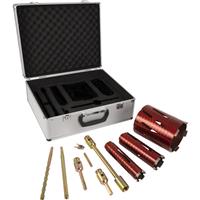 Spectrum OX Pro Dry Core Drill Bit Case MS3 (3 Piece) Aluminium