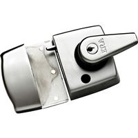 ERA Double Locking Nightlatch Satin Standard in Chrome Brass