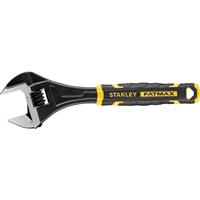 Stanley FatMax Bi-material Adjustable Wrench 12" (300mm) in Black Black Phosphate Finish