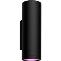 Philips Hue Appear LED Smart Outdoor Wall Light 1180lm 8W in Black Aluminium