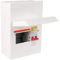 Axiom Metal Consumer Unit 4 Way