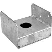 Powapost Post Base Bolt Down Hot Dipped Galvanised Mild Steel