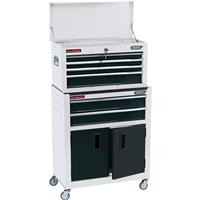 Draper Combined Roller Cabinet and Tool Chest in White Steel