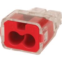 Ideal Industries EMEA Ideal Industries In-Sure Push-In Wire Connectors 2 Port (100 Pack) Polycarbonate