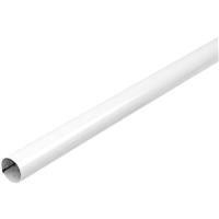 Hiatt Wardrobe Rail 1200mm (5 Pack) in White Steel