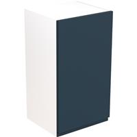 Kitchen Kit Flatpack J-Pull Kitchen Cabinet Wall Unit Ultra Matt 400mm in Indigo Blue MFC