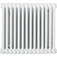 Arlberg 2 Column Horizontal Radiator 600 x 670mm 2170Btu in White Steel