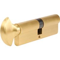 ERA 6 Pin Euro Thumbturn Cylinder 45-45mm in Brass
