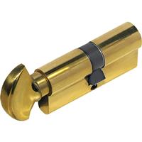 Securefast 6 Pin Euro Thumbturn Cylinder 40-45mm Brass in Gold