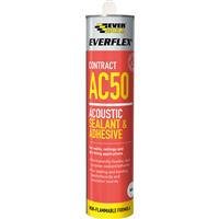 Everbuild AC50 Trade Acoustic Adhesive & Sealant 900ml in White