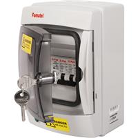 Unbranded Caravan Consumer Unit IP65 2 Way 217 x 141 x 105mm