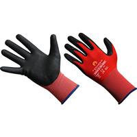 MCR Safety MCR Olba General Purpose Nitrile Foam Gloves in Red