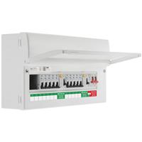 BG Dual RCD Populated Consumer Unit & MCB