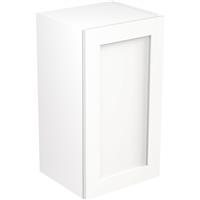 Kitchen Kit Flatpack Shaker Kitchen Cabinet Wall Unit Ultra Matt 400mm in White MFC