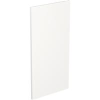 Kitchen Kit Flatpack Slab Kitchen Cabinet Wall End Super Gloss 800mm in White Mdf