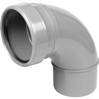 Aquaflow Bend 110mm 92.5deg Socket / Spigot in Grey