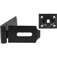 Perry Heavy Duty Hasp & Staple 254mm in Black