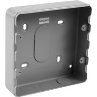 MK Grid Metal Surface Back Box 6-8 Gang