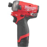 Milwaukee M12 FUEL Sub Compact SURGE Hydraulic Impact Driver 2 x 2.0Ah