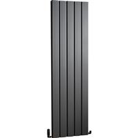 Towelrads Berkshire Single Panel Designer Radiator 1800 x 407 2716Btu in Anthracite Aluminium