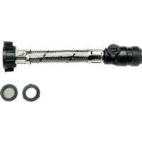 Salamander Flexible Anti-vibration Couplers 15mm Straight in Silver Plastic