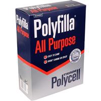 Polycell Trade Polyfilla All Purpose Filler 2kg in White