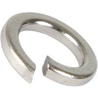 Apex Stainless Steel Spring Washer M6 (100 Pack) in Silver
