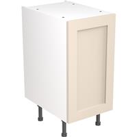 Kitchen Kit Flatpack Shaker Kitchen Cabinet Base Unit Ultra Matt 400mm in Cashmere MFC