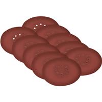 Vitrex Long Reach Pole Sander Sanding Disc 120 Grit (10 Pack) in Brown