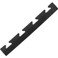 Blue Diamond Tuff-Tile Diamond Edge 50cm - Female (4 Pack) in Black PVC