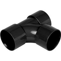 Aquaflow Solvent Weld Tee 40mm in Black