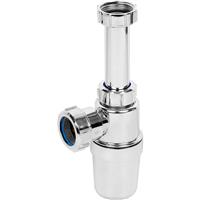 McAlpine CAA10 Bottle Trap 1 1/4" in Chrome Polypropylene