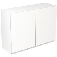Kitchen Kit Flatpack J-Pull Kitchen Cabinet Wall Unit Ultra Matt 1000mm in White MFC