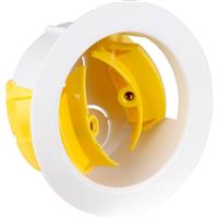Appleby Dry Lining Boxes Circular in White Plastic