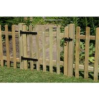 Forest Garden Ultima Pale Gate 3ft 3' x 3' in Natural Timber