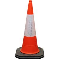 Melba Swintex Starlite Traffic Cone 750mm in Orange Hdpe/PVC