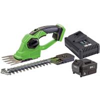 Draper Cordless D20 18V 21cm 2-in-1 Grass and Hedge Trimmer 1 x 3.0Ah