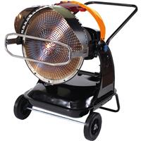 SIP Fireball 1822 Infrared Diesel Heater 35.2kW in Orange