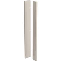 Kitchen Kit Flatpack J-Pull Kitchen Cabinet Corner Post Super Gloss 720mm in Light Grey MFC