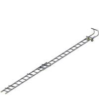 Werner Extending Roof Ladder 4.2m Rubber