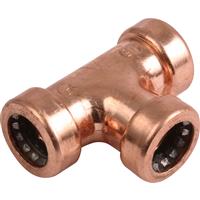 Pegler Yorkshire Tectite Sprint Push-Fit Equal Tee 22mm in Copper