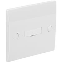 Axiom 13A Low Profile Fused Spur Unswitched in White Plastic