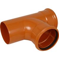 Aquaflow Equal Junction 160mm 87.5deg Double in Terracotta