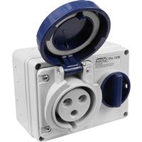 Famatel Industrial Socket IP67 240V 32A Switched 2P+E