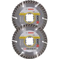 Bosch General Purpose Diamond Blade 115 x 22.23mm X-LOCK (2 Pack)